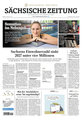 Cover of Sachsische Zeitung (Gorlitz & Niesky)