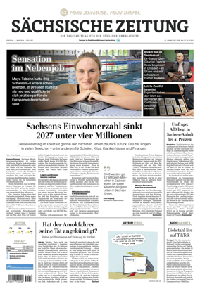 Cover of Sachsische Zeitung (Lobau-Zittau)