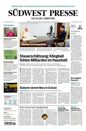 Cover of SUDWEST PRESSE - Neckar-Chronik
