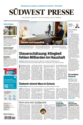 Cover of Sudwest Presse