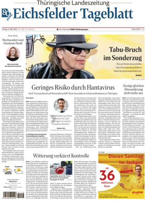 Cover of Thuringische Landeszeitung (Eichsfeld)
