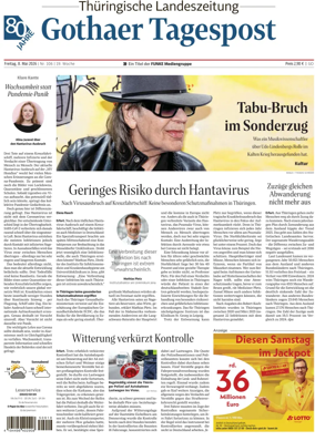 Cover of Thuringische Landeszeitung (Gotha)