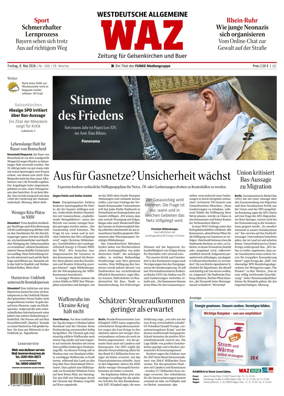 Cover of Westdeutsche Allgemeine Zeitung (Gelsenkirchen)