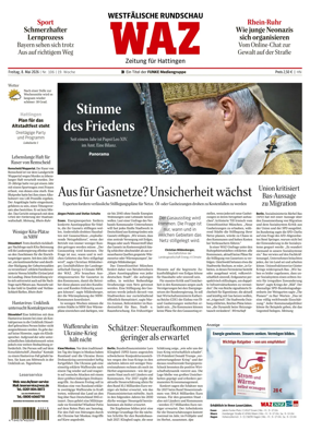 Cover of Westdeutsche Allgemeine Zeitung (Hattingen)