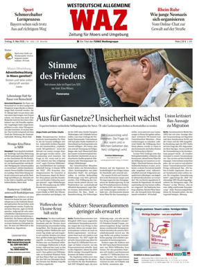 Cover of Westdeutsche Allgemeine Zeitung (Moers)