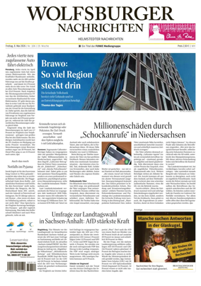 Cover of Wolfsburger Nachrichten (Helmstedt)