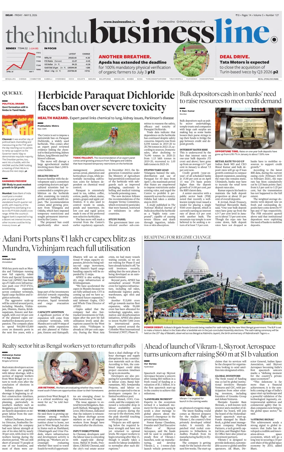 Cover of BusinessLine (Delhi)