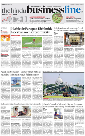 Cover of BusinessLine (Mumbai)
