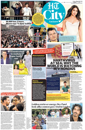 Cover of Hindustan Times (Lucknow) - Live