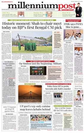 Cover of Millennium Post (Kolkata)
