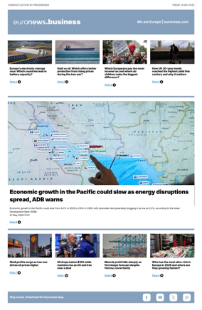 Cover of Euronews Business