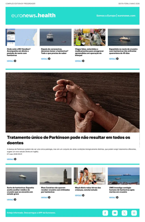 Cover of Euronews Health (Portuguese)