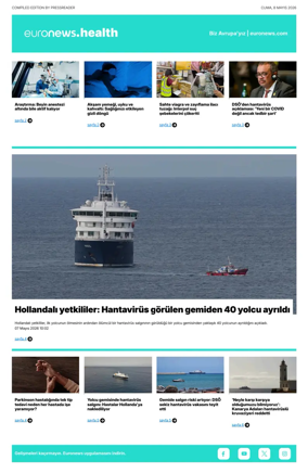 Cover of Euronews Health (Turkish) Compiled Edition