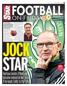 Cover of Irish Daily Star - Fanatic