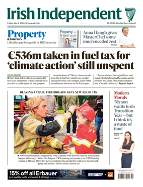 Cover of Irish Independent