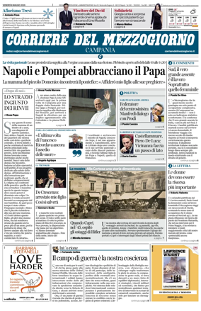 Cover of Corriere del Mezzogiorno (Campania)