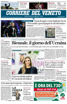 Cover of Corriere del Veneto (Treviso e Belluno)