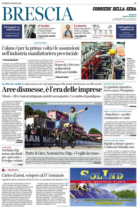 Cover of Corriere della Sera (Brescia)