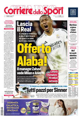 Cover of Corriere dello Sport (Lombardia)
