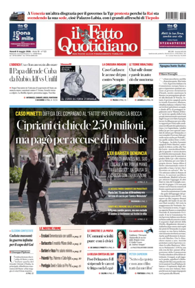 Cover of Il Fatto Quotidiano