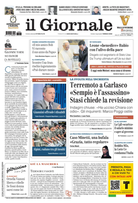 Cover of Il Giornale (Italy)