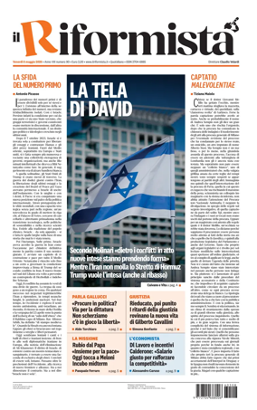 Cover of Il Riformista (Italy)