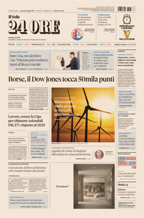 Cover of Il Sole 24 Ore