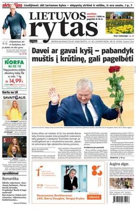 Cover of Lietuvos Rytas