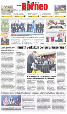 Cover of Utusan Borneo (Sarawak)
