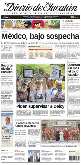 Cover of Diario de Yucatan