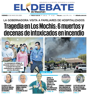Cover of El Debate de Mazatlan