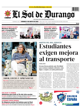 Cover of El Sol de Durango