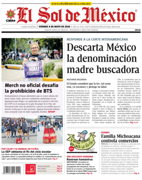Cover of El Sol de Mexico