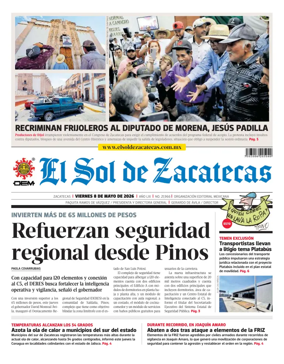 Cover of El Sol de Zacatecas