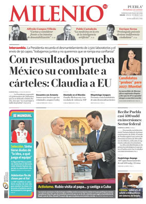 Cover of Milenio Puebla
