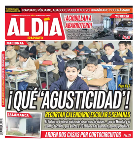 Cover of Periodico Al Dia (Irapuato)