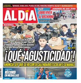Cover of Periodico Al Dia (Leon)
