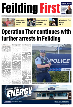 Cover of Feilding First