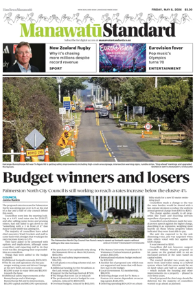 Cover of Manawatu Standard