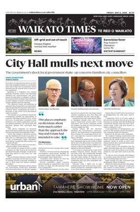 Cover of Waikato Times
