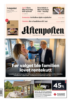 Cover of Aftenposten