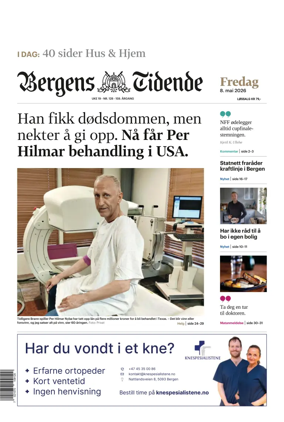 Cover of Bergens Tidende