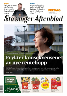 Cover of Stavanger Aftenblad
