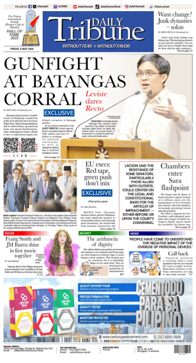 Cover of Daily Tribune (Philippines)