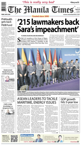 Cover of The Manila Times