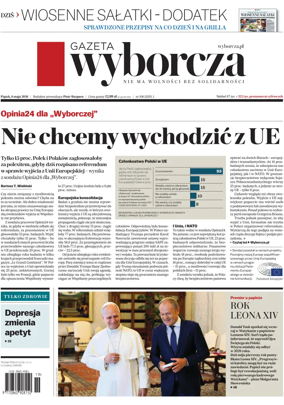 Cover of Gazeta Wyborcza