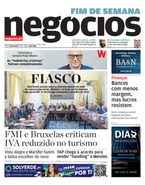 Cover of Jornal de Negocios