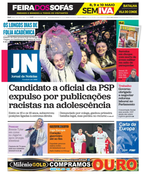 Cover of Jornal de Noticias