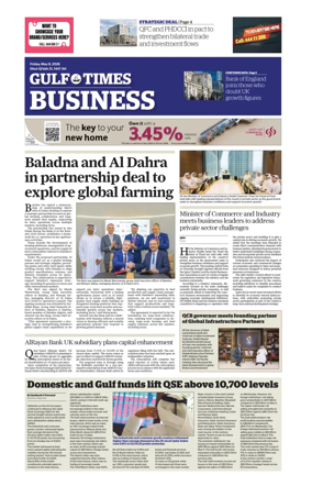 Cover of Gulf Times Business