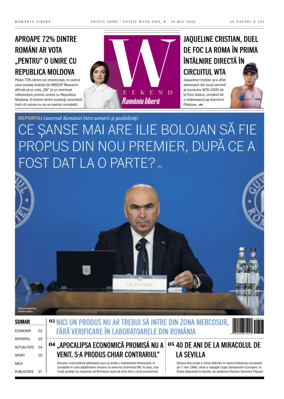Cover of Romania Libera - Friday Edition